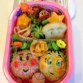 くう＆ひぃ's cooksnap of when they made メロンパンナちゃん弁当（キャラ弁）.
