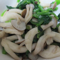 daikanon's cooksnap of when they made 給食のほうれん草としめじのおひたし！.