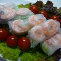 reiyan1956's cooksnap of when they made 海老とクリームチーズの生春巻き♪.