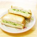 鈴ピヨ's cooksnap of when they made ハム＆キャベツのトーストサンド.