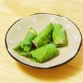 鈴ピヨ's cooksnap of when they made ☆彡簡単おつまみ♪クリームチーズしそ巻き.