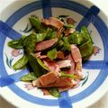とみぃ86753's cooksnap of when they made じいちゃんのサヤエンドウ.