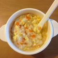 ゆき☆ひろ's cooksnap of when they made 人参と卵のおかゆ〜離乳食後期〜.