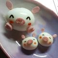 い～なッ's cooksnap of when they made キャラ弁☆うずら卵でブタちゃん.