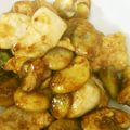 ayachin123's cooksnap of when they made 鶏肉と空豆のオイスター炒め.