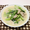 やすえ∞'s cooksnap of when they made あっというまの青梗菜のクリーム煮.