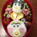 EKOMO's cooksnap of when they made キャラ弁 はなかっぱ ももかっぱちゃん.