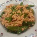 ★やよぃ★'s cooksnap of when they made ピリ辛☆スナップエンドウの肉味噌炒め.