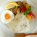 みさにゃん27's cooksnap of when they made ●元気彷彿！エスニック風牛肉炒めかけライス★.