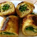 ミヤクミ's cooksnap of when they made ネギ味噌で豆苗の肉巻き.