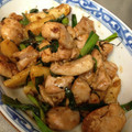 zzzumi's cooksnap of when they made 鶏もも肉と長いものオイスターソース炒め.