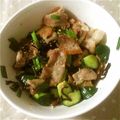 TUBAMEE's cooksnap of when they made 豚肉の塩昆布ニラだれ和え.