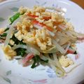000reirei's cooksnap of when they made ❤もやしとニラ❤レンジde中華和え.