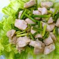 twinsのまま's cooksnap of when they made 安っ。時短、簡単、鶏胸ニンニクの芽炒め。.