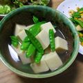 あずちもも's cooksnap of when they made 高野豆腐と絹さやの冷やしあんかけ.