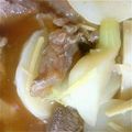 ことちゃそ's cooksnap of when they made 牛すじとかぶの煮もの.