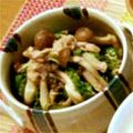 もじゃこてつー's cooksnap of when they made レンジでチ～ン♪ツナ青梗菜.