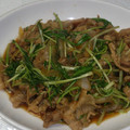 おひさまふわり's cooksnap of when they made 豚肉と水菜の甘辛炒め☆.