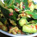 熊子ママ's cooksnap of when they made 旨っ！つゆだくピリ辛きゅうり♪.