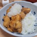 yukoko☆'s cooksnap of when they made ◆鶏おろし丼◆.