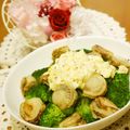るるおか's cooksnap of when they made ☆ベビーホタテとブロッコリーのサラダ☆.