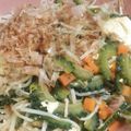 めかにか's cooksnap of when they made 卵なしゴーヤチャンプル.