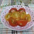 ぽっぽぺぺ's cooksnap of when they made フルーツトマトみたい！？トマトヨーグルト.