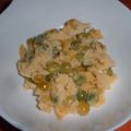 Jock's cooksnap of when they made えんどう豆の炒り卵煮.