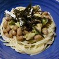 fromMay's cooksnap of when they made 簡単！さっぱり！アボカド納豆パスタ.
