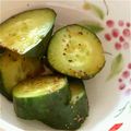 まつもつまつもつ's cooksnap of when they made 中華風キュウリのお漬物.