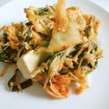 ymooooo's cooksnap of when they made 豆腐のキムチ炒め.