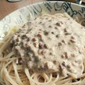 ﾐｻｷﾁｮﾌ's cooksnap of when they made 納豆パスタ.