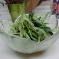 ぽっぽぺぺ's cooksnap of when they made シンプルに♪水菜の生姜醤油和え☆.
