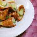 kemeta's cooksnap of when they made ちくわときゅうりのスイートチリ炒め.