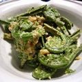 たなか家's cooksnap of when they made こごみの胡麻和え.