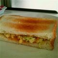とも8011's cooksnap of when they made キャベツinたまごサンド☆.