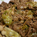 マーティンマーティン's cooksnap of when they made 牛肉とレタスのオイスターソース炒め.