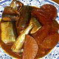 ﾚｲﾁｬ's cooksnap of when they made 圧力鍋で秋刀魚と大根の味噌味煮.