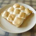 ミマト's cooksnap of when they made マシュマロ＊メープルチーズトースト.