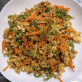 Ｒ３ちゃん's cooksnap of when they made 母の味！人参とピーマンのたまご炒め.