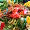sakurask's cooksnap of when they made 絶品☆和風サラダうどん☆.