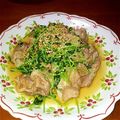 たいちょこママ's cooksnap of when they made 豆苗と豚肉のチャプチェ風.