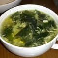 あきこ1225's cooksnap of when they made ＊みんな大好き簡単ワカメ・卵スープ＊.