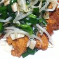 竹流子's cooksnap of when they made 鶏ムネ肉のから揚げON野菜あん♪.
