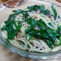 あまぐり09's cooksnap of when they made イカの塩辛スパゲッティー.