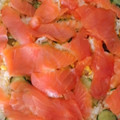 mahomizuho's cooksnap of when they made 鮭フレーク・スモークサーモン　ちらし寿司.