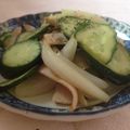 lucey☆girl's cooksnap of when they made きゅうりのバジル炒め.