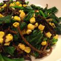 おかりか's cooksnap of when they made ほうれん草とひじきをオリーブオイルで♪.