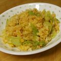ぽりぽり拓庵's cooksnap of when they made キムたく入りレタスたまごチャーハン。.