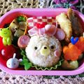 さくらごはん。's cooksnap of when they made お弁当に♪人参ときゅうりの花❀.